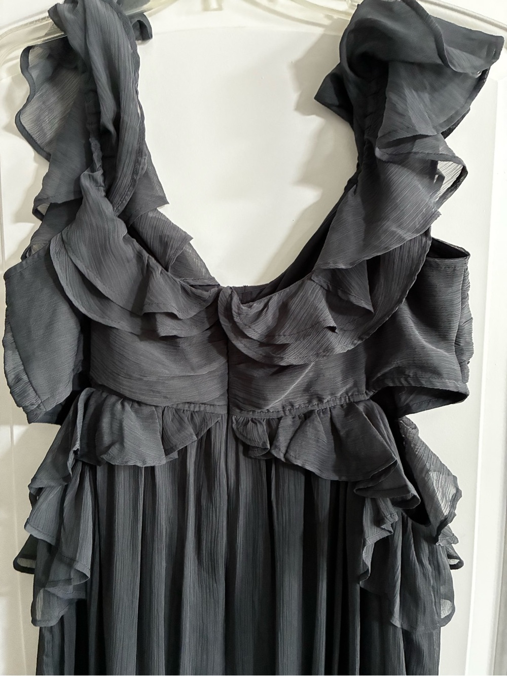 Asos Design Ruffled Maxi Dress - Picture 2 of 5